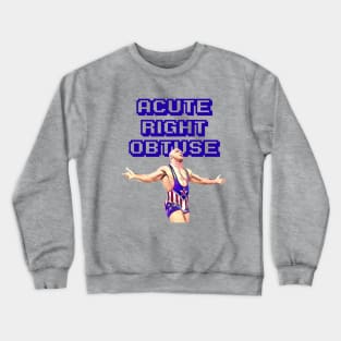 Acute, Right, Obtuse Crewneck Sweatshirt